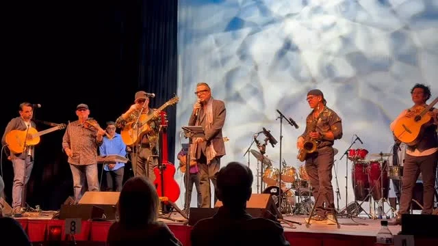 Cinema Paradiso “Se” at the Kravis Performing arts Center.  Joining one of my longest and closest friends Gyorgy Lakatos and his Gipsy Nation band.  Awesome group of guys.