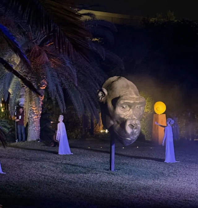 Romano Palace grand opening event. Spectacular production by Gianni and Florinda for owner Stefania Romano.